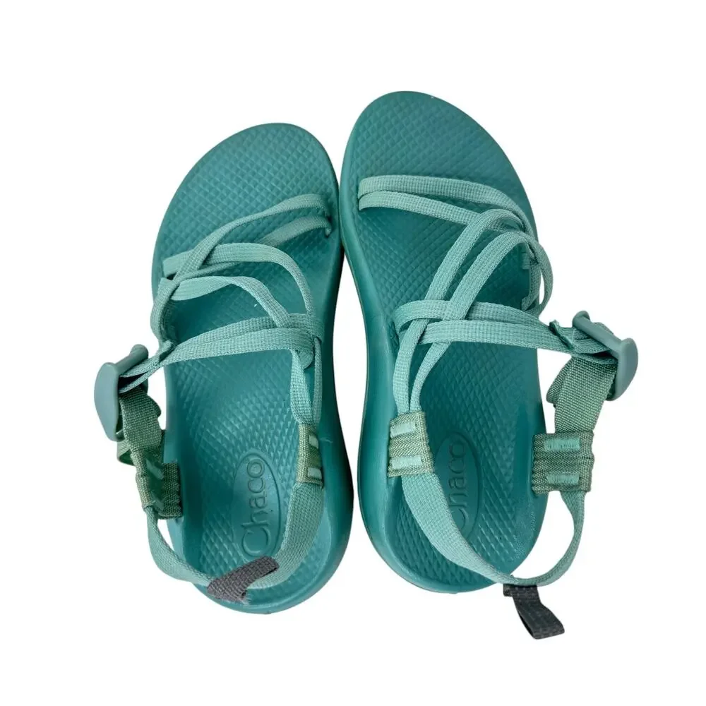 Chaco ZX1 EcoTread Sandal Kid's‎ 4 Green Diamond Classic Fit Slip-Resistant